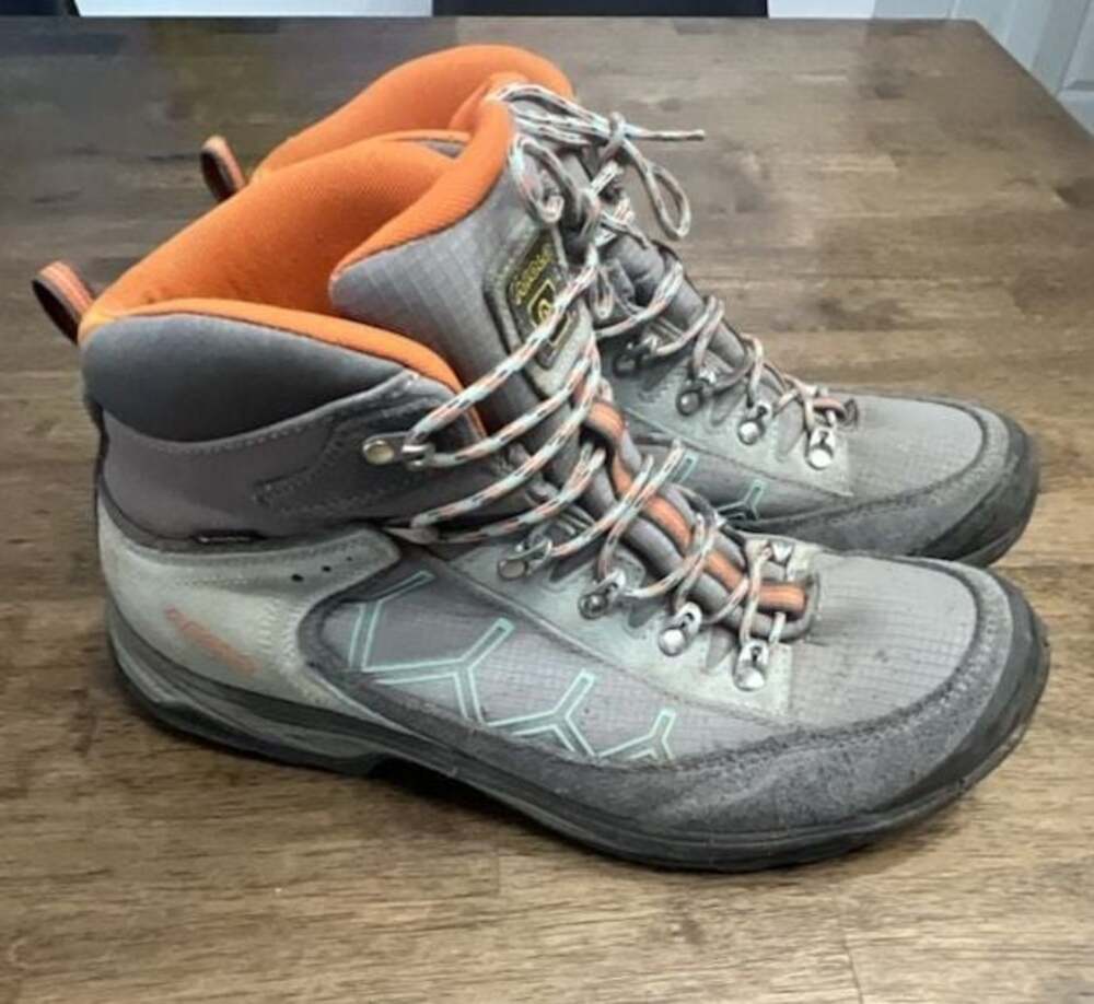 Asolo Grey Orange Hiking Boots Women Size 10 US / 42.5 EU
